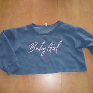 3/$10 - Cropped Sweat shirt  medium